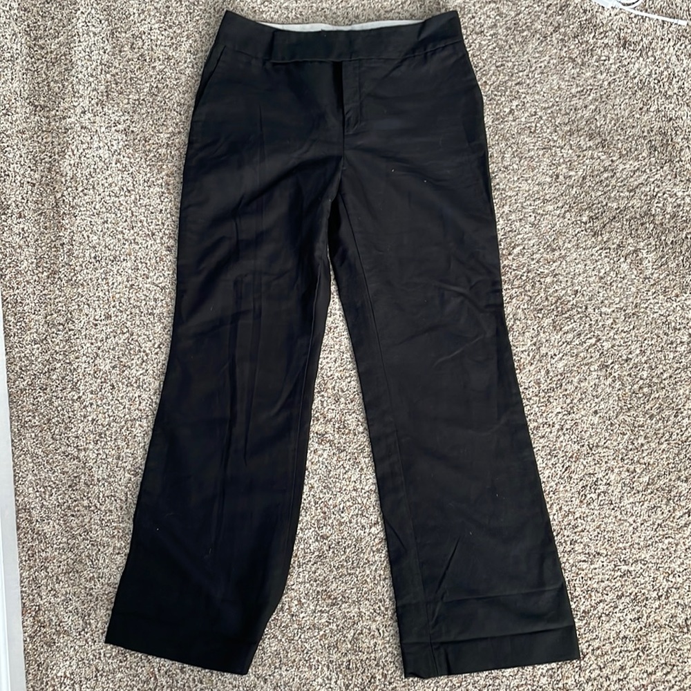 Straight Legged Black Trousers